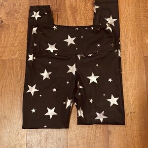 Starry Night Black Leggings